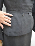 1950s Gerald Fisher skirt suit - Extra x small