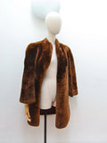 1940s Sheared sheepskin coat - Medium