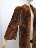 1940s Sheared sheepskin coat - Medium