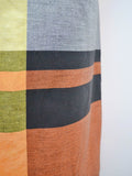 1960s Colour block cotton dress - Extra small