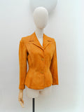 1940s Suede tailored jacket - Extra small