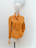 1940s Suede tailored jacket - Extra small