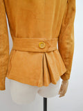 1940s Suede tailored jacket - Extra small