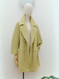 1960s Stripe wool winter coat - Extra Large