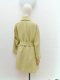 1960s Stripe wool winter coat - Extra Large