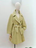 1960s Stripe wool winter coat - Extra Large