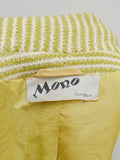 1960s Stripe wool winter coat - Extra Large