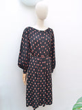 1950s Hardy Amies silk dress - Small