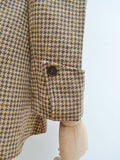 1970s Dogtooth check wool jacket - Small