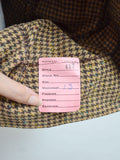 1970s Dogtooth check wool jacket - Small