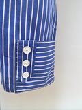 1950s Stripe shorts with pockets - Extra small