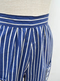 1950s Stripe shorts with pockets - Extra small