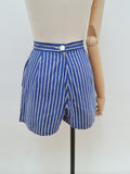 1950s Stripe shorts with pockets - Extra small