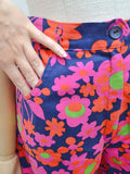 1960s Flower power shorts - Small