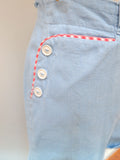 1940s Button pocket shorts - Extra small Small