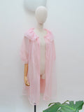 1960s Pastel double collar robe - Small Medium Large