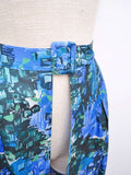 1960s Printed over skirt - Large