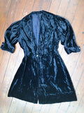 1930s Silk velvet evening jacket - Large