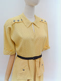 1940s Spotty day dress - Large