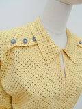 1940s Spotty day dress - Large