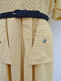 1940s Spotty day dress - Large