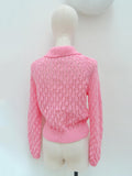 1980s Collared sweater top - Medium Large