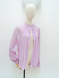 1960s Sheer evening coverup - Medium Large XL