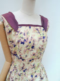 1950s Summer evening dress - Medium