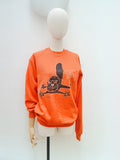 1990 Boo! Scaredycat print sweater - S M L