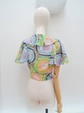 1970s does 30s tie blouse - Extra small Small