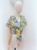 1970s does 30s tie blouse - Extra small Small