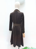 1970s Velvet trenchcoat - Extra small