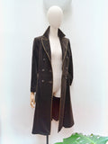 1970s Velvet trenchcoat - Extra small