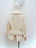 1950s 60s Boucle short coat - Medium Large