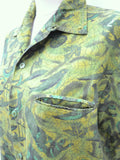 1960s Novelty Arctic print shirt - Menswear M