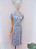 1940s Rayon crepe St Michael day dress - Extra small