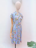 1940s Rayon crepe St Michael day dress - Extra small