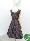 1950s Carnegie cotton dress - Medium