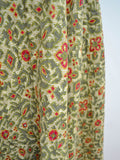 1950s Rhinestone quilted skirt - Extra small