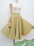 1950s Rhinestone quilted skirt - Extra small