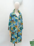 1950s 60s Impressionist floral jacket - Small Medium