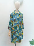 1950s 60s Impressionist floral jacket - Small Medium