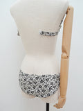 1960s 70s Silhouette Sunsoakers cotton bikini -Extra X small