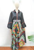 1970s Simon Ellis maxi dress - Small