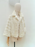 1970s 80s Astraka faux fur jacket - Small