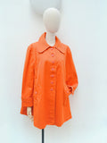 1970s Trapeze mackintosh jacket - Large