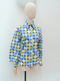 1970s Bishop sleeve cotton blouse - Extra small