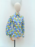 1970s Bishop sleeve cotton blouse - Extra small