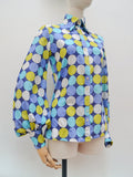 1970s Bishop sleeve cotton blouse - Extra small