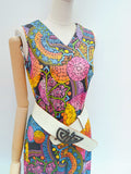 1970s Psychedelic printed jumpsuit - Small Medium